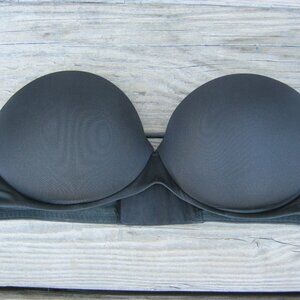 Skims Strapless Push Up Black Bra 34B